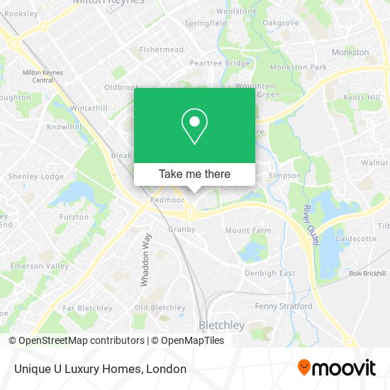 Unique U Luxury Homes map