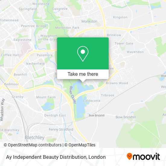 Ay Independent Beauty Distribution map