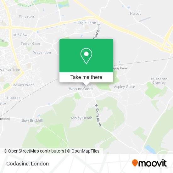 Codasine map