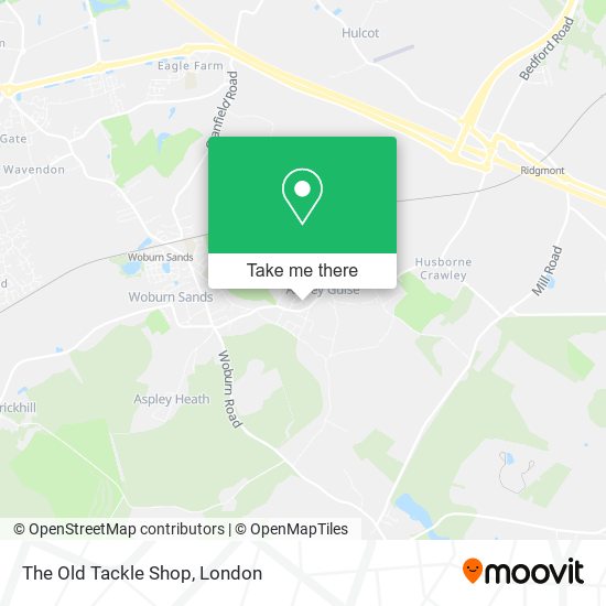 The Old Tackle Shop map