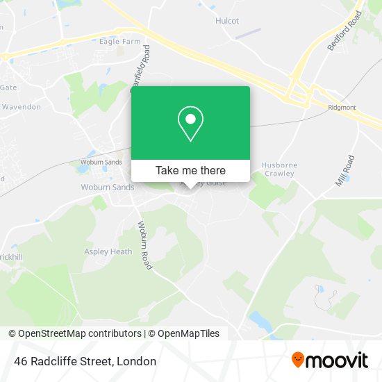 46 Radcliffe Street map