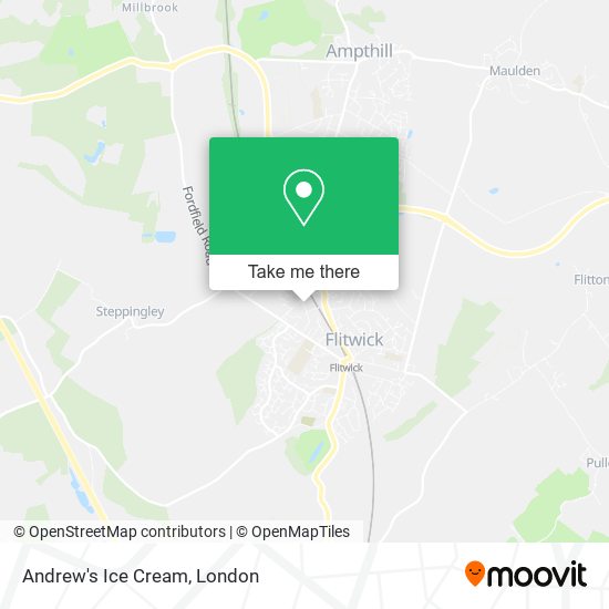 Andrew's Ice Cream map