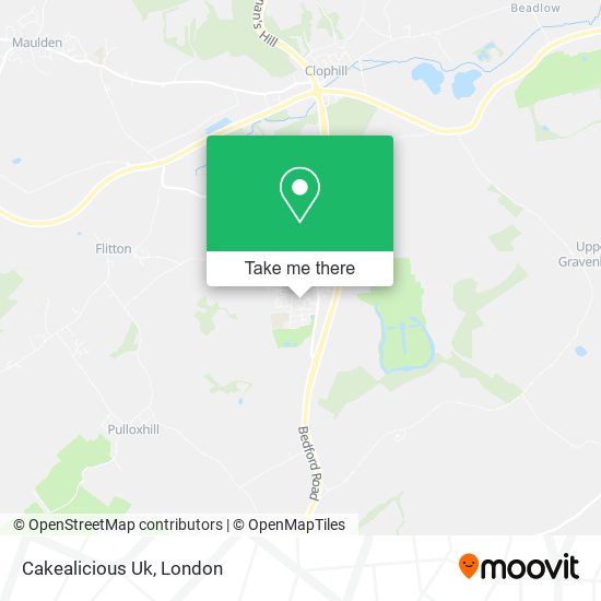 Cakealicious Uk map