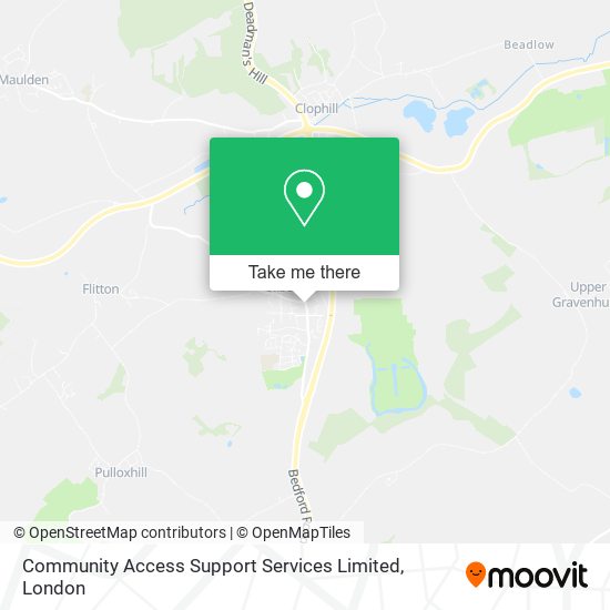 Community Access Support Services Limited map