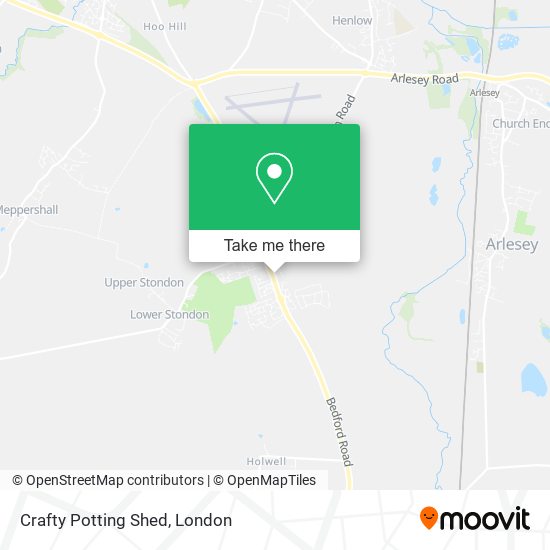 Crafty Potting Shed map