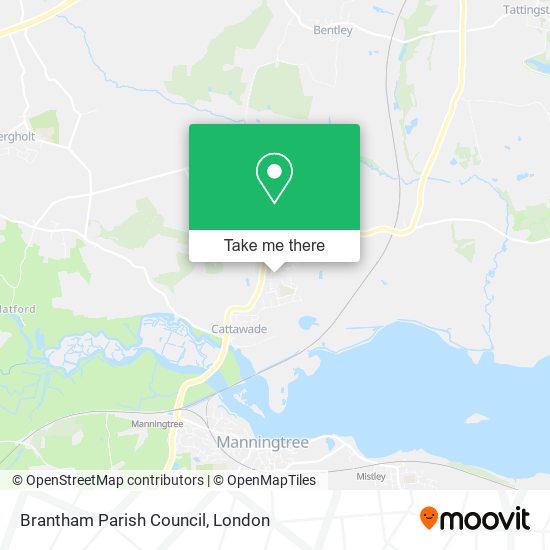 Brantham Parish Council map