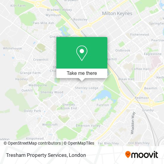 Tresham Property Services map