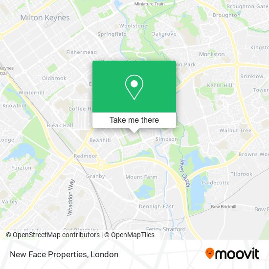 New Face Properties map