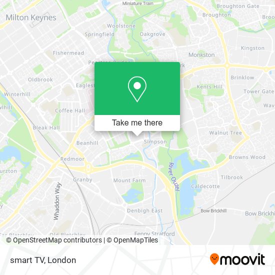 smart TV map