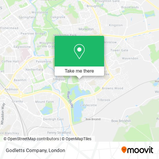 Godletts Company map