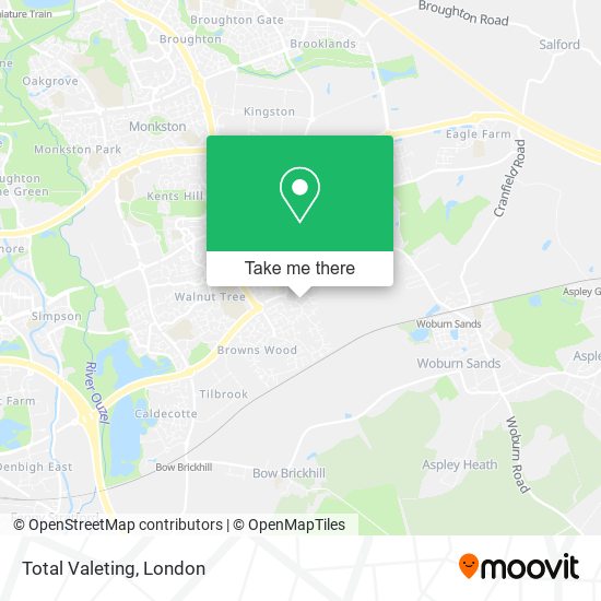 Total Valeting map