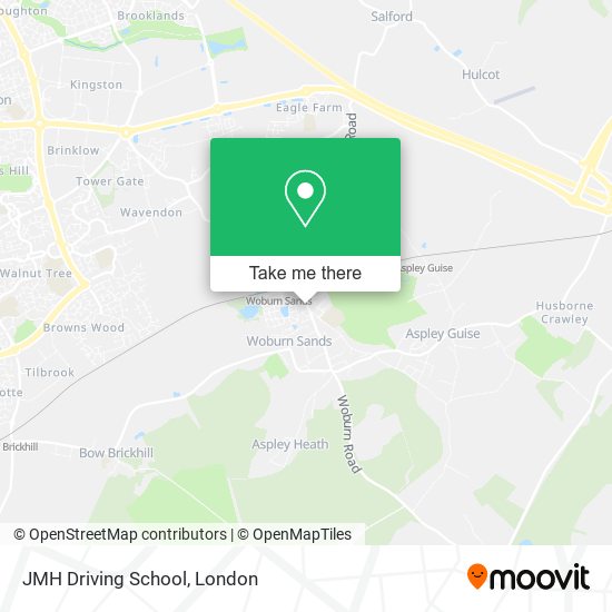 JMH Driving School map