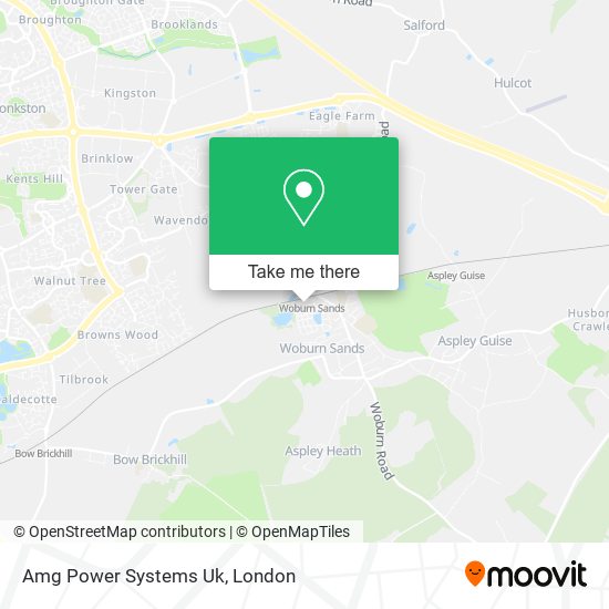 Amg Power Systems Uk map