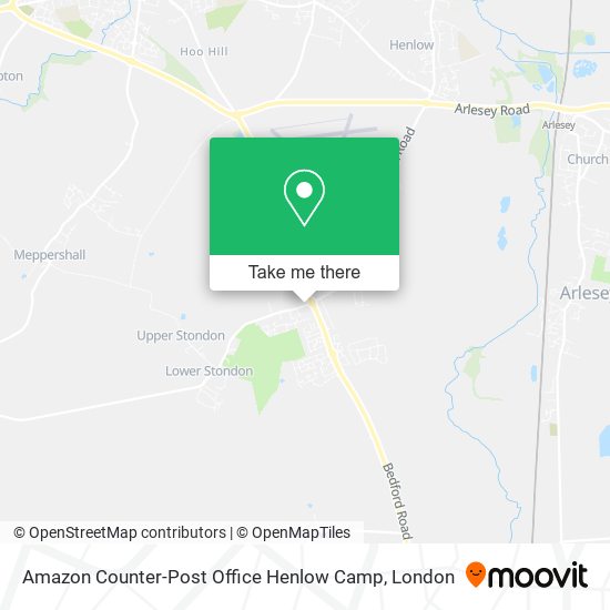Amazon Counter-Post Office Henlow Camp map