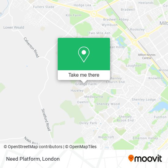 Need Platform map
