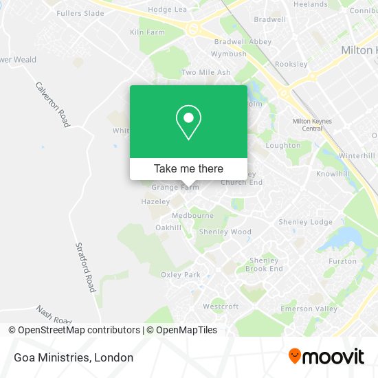 Goa Ministries map
