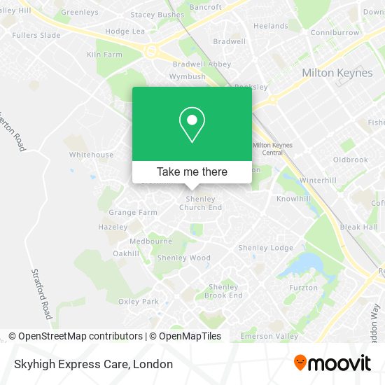 Skyhigh Express Care map