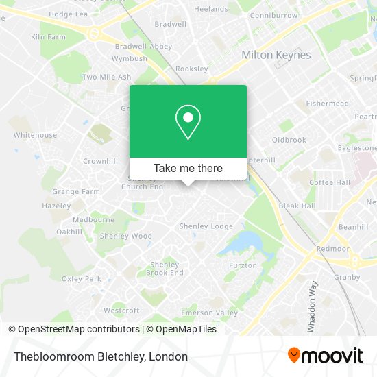 Thebloomroom Bletchley map