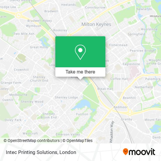 Intec Printing Solutions map