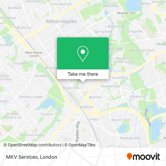 MKV Services map