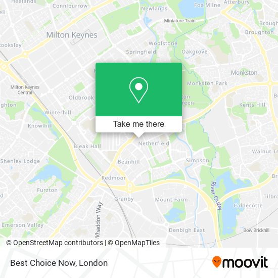 Best Choice Now map