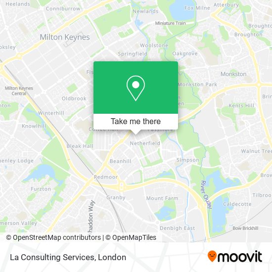 La Consulting Services map