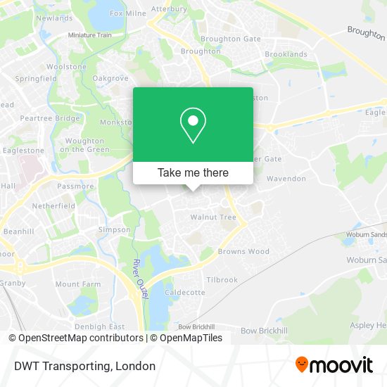 DWT Transporting map