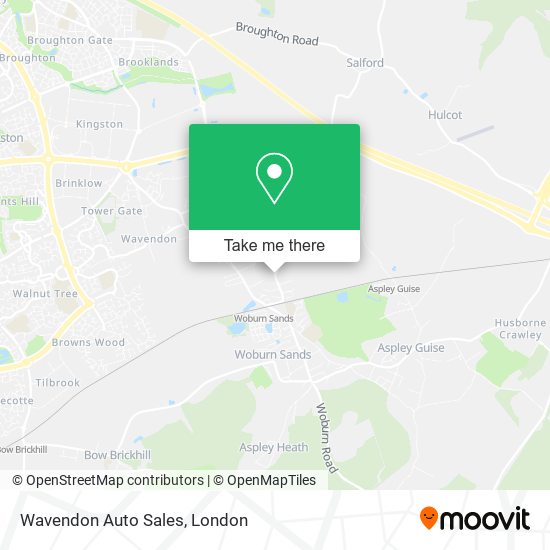 Wavendon Auto Sales map