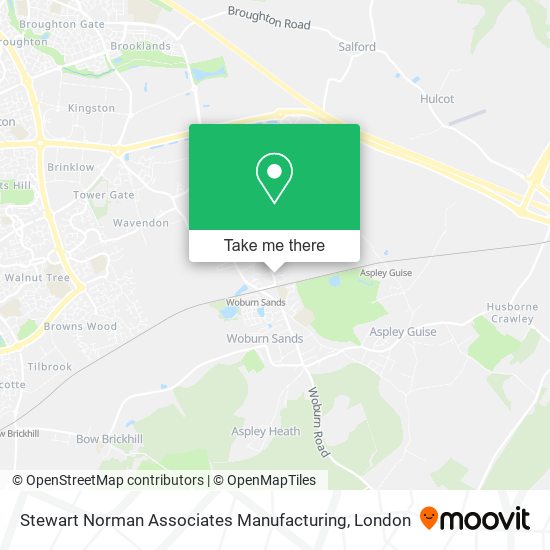 Stewart Norman Associates Manufacturing map