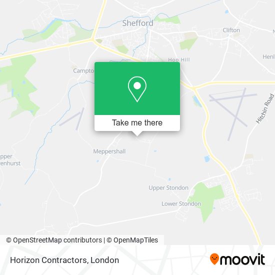 Horizon Contractors map