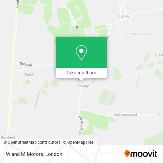W and M Motors map