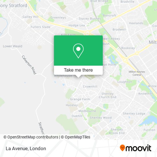 La Avenue map