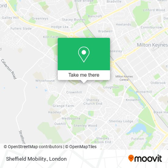 Sheffield Mobility. map