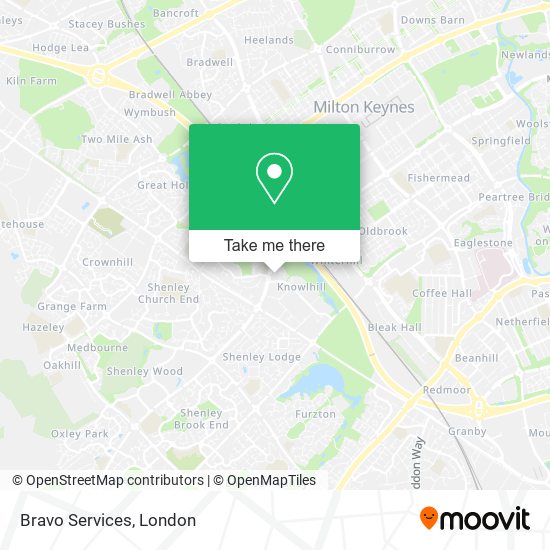 Bravo Services map