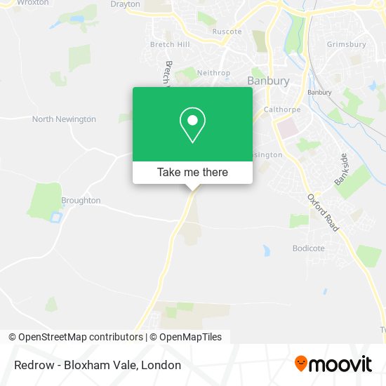 Redrow - Bloxham Vale map