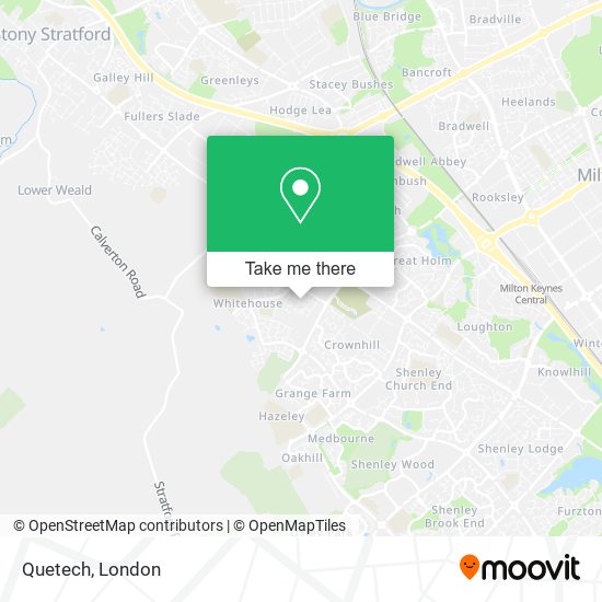 Quetech map