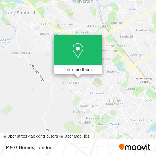 P & G Homes map