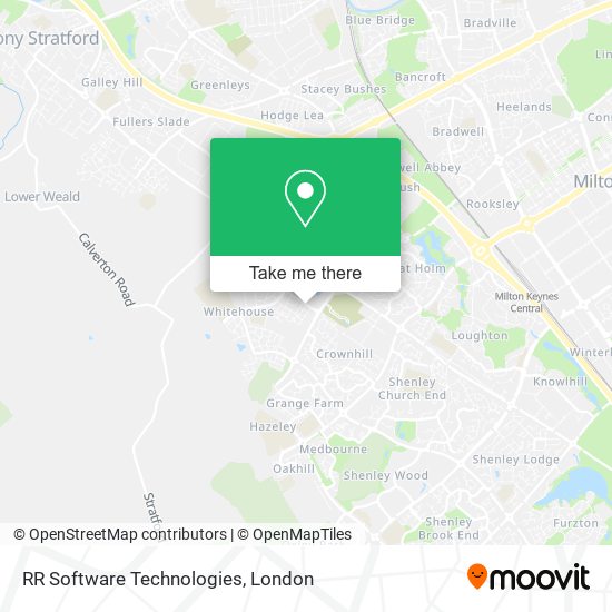RR Software Technologies map