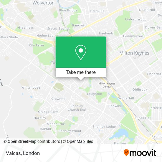 Valcas map