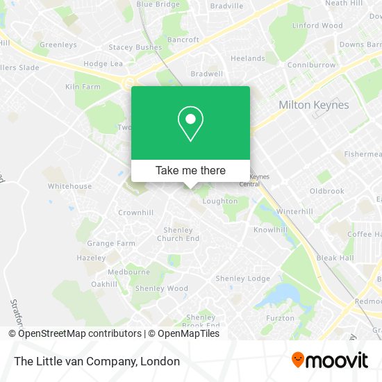 The Little van Company map