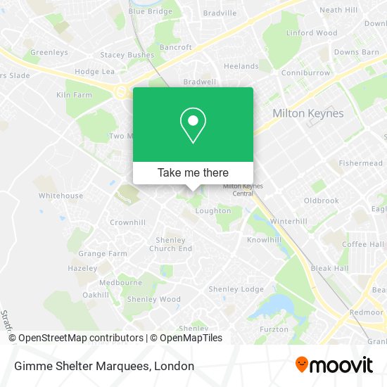 Gimme Shelter Marquees map