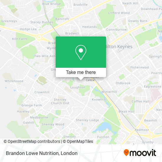 Brandon Lowe Nutrition map