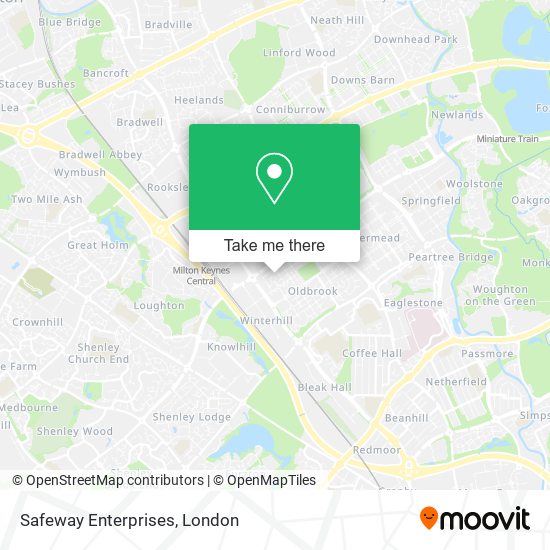 Safeway Enterprises map