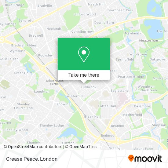 Crease Peace map