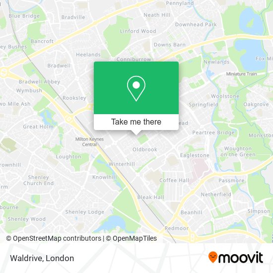 Waldrive map