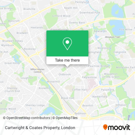 Cartwright & Coates Property map
