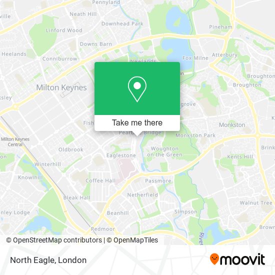 North Eagle map
