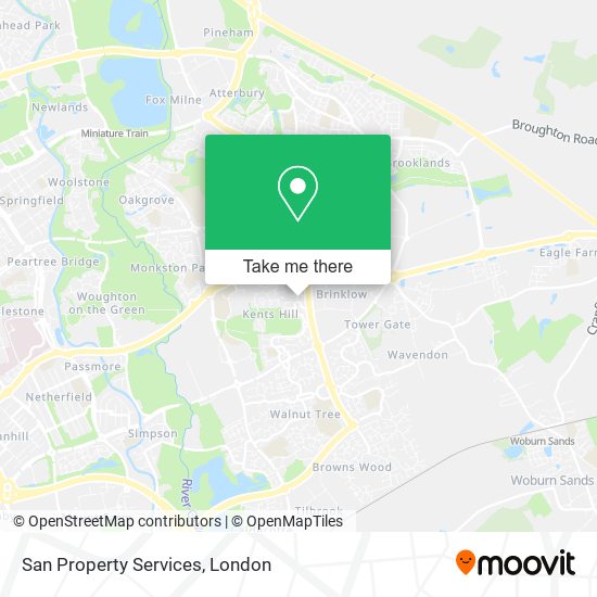 San Property Services map