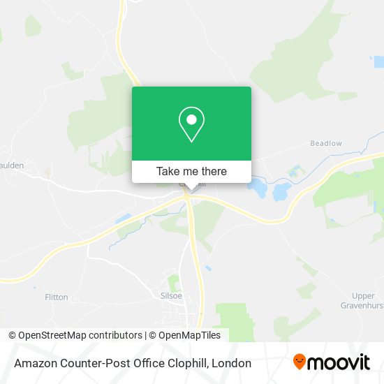 Amazon Counter-Post Office Clophill map