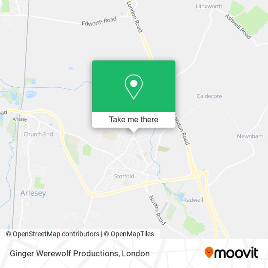 Ginger Werewolf Productions map